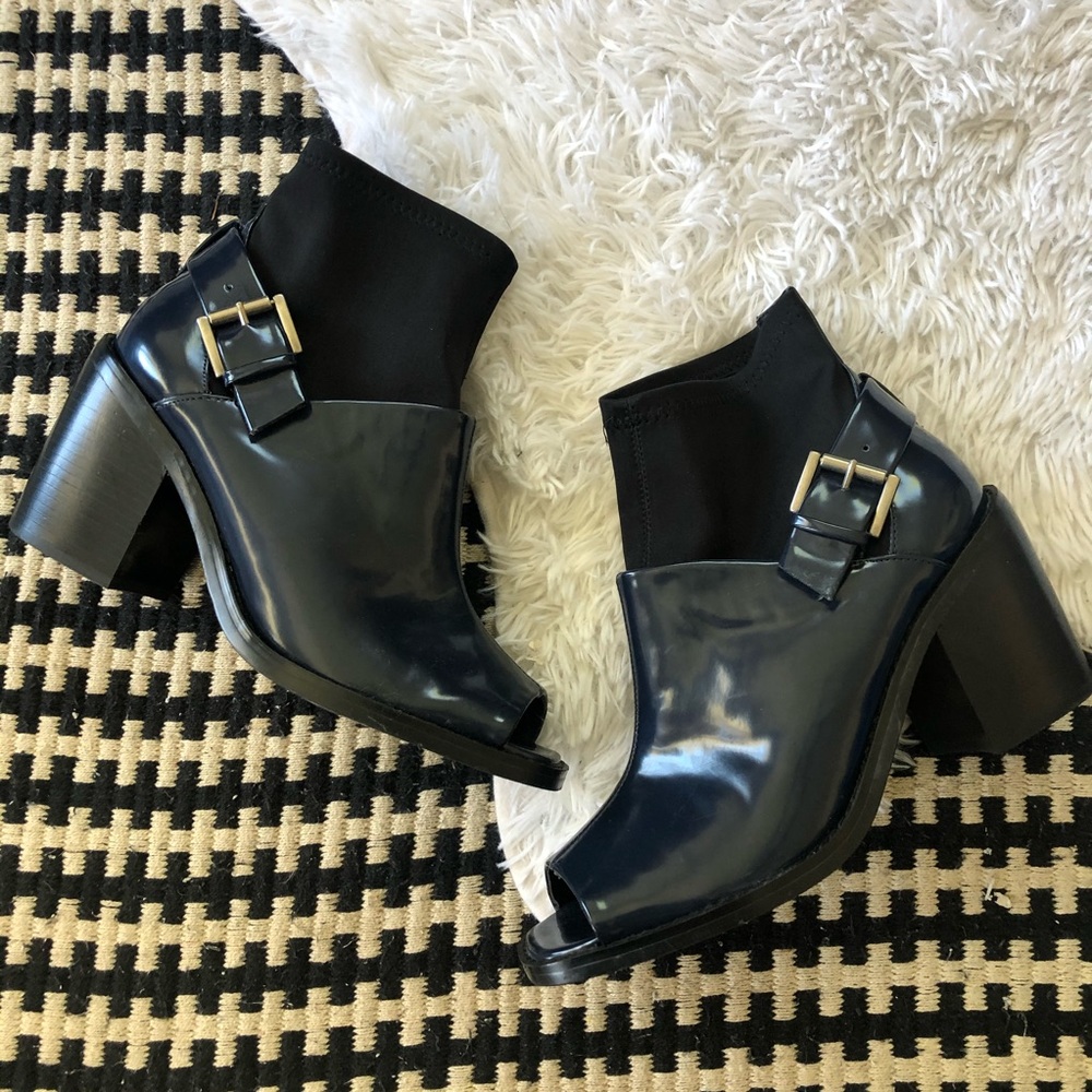 Shellys London aopen Toe Boot 9 - Picture 4 of 8